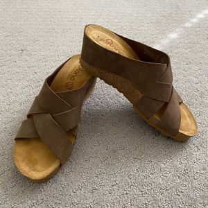 Leather wedges. Size 7.5. *NWOT*